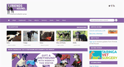 Desktop Screenshot of friendsofthehound.org.au